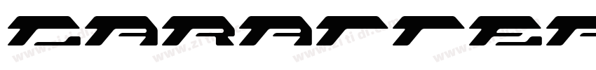 Carattere RegularVer字体转换
